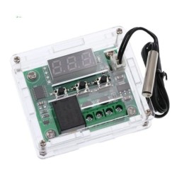Digital Display Thermostat High Precision Temperature Controller Shell Acrylic W1209 WITH BOX