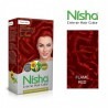 Nisha creme hair color combo pack golden blonde hair colour 60gm + 90ml + 18ml nisha conditioner pack of 2 burgundy & flame red