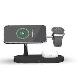 Three-in-one Smart Fast Charging 15W Fast Magnetic Wireless Charger