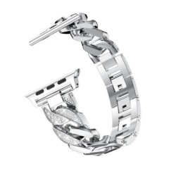 Compatible With , Diamond-studded Stainless Steel Strap