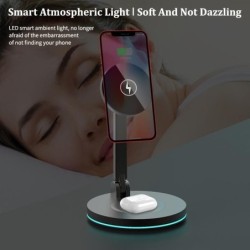 Compatible with Apple , Wireless Charger Stand  Fast Charging Station Dock
