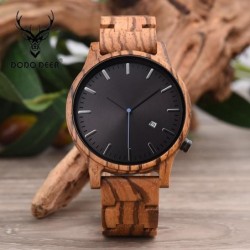 DODO DEER wooden calendar watch