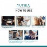 Yutika professional creme hair color 100gm natural black 1.0