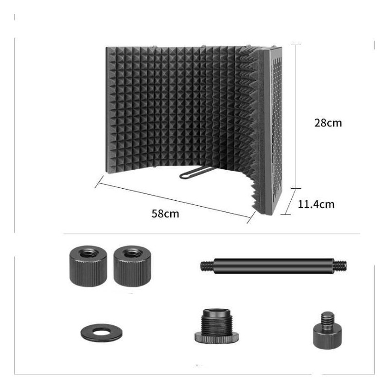 Microphone Recording Studio High-Quality Noise Reduction Screen  Prevention Net