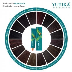 Yutika professional creme hair color 100gm light beige blonde 8.13