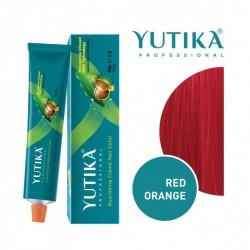 Yutika professional creme hair color 100gm red orange