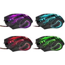 USB Wired Gaming Mouse  7 Buttons LED Professional Gamer  for PC Laptop