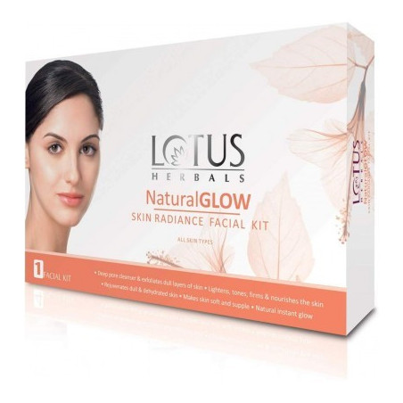 Lotus Herbals Natural Glow Kit Skin Radiance Single use Facial Kit