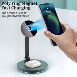 Compatible with Apple , Wireless Charger Stand  Fast Charging Station Dock
