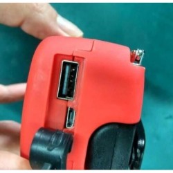 Solar hand crank USB charging radio flashlight