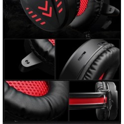 Gaming Headset With Microphone And Heavy Bass