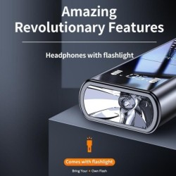 Bluetooth Earphone  Multi-Function Wireless Earphones  Waterproof  Flashlight