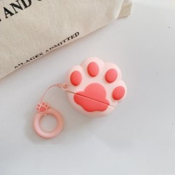 Cute Cartoon Cat Paw Bluetooth Earphone Case