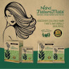 Nisha nature mate henna based hair color no ammonia 100% herbal protection pack of 3 natural black