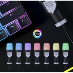 Clear Full RGB Capacitor Esports Gaming Desktop Microphone Computer Microphone