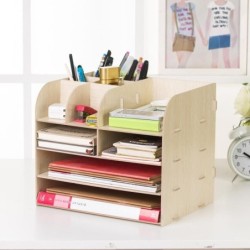 Office Desk Wooden Storage Box