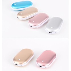 Rechargeable Mini Hand Warmer Power Bank Two-in-one Explosion-proof Portable Usb