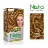 Nisha creme hair color 60gm + 60ml + 18ml nisha conditioner for each) combo pack of natural black & honey blonde