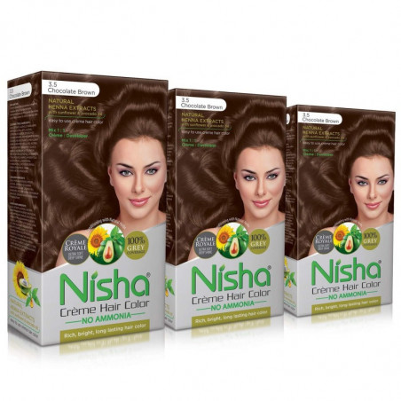 Nisha No Ammonia Creme Hair Color Golden Blonde 81 20 g  30 ml   JioMart