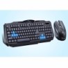 Durable  Colorful Ergonomical Designed Wireless Black Keyboard Mouse Combos
