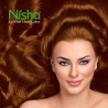Nisha cream hair color 120 ml/each with rich bright long lasting shine hair color no ammonia golden brown 4.3 pack of 3