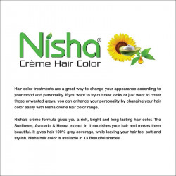 Nisha cream hair color 150 ml/each with rich bright long lasting shine hair color no ammonia golden blonde 8.1 pack of 3