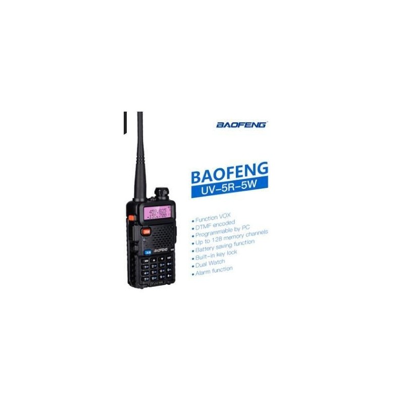 UV-5RT Dual Band 2 way radio VHF136-174Mhz & UHF 400-520 Mhz fm Walkie talkie