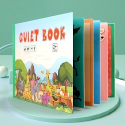 Children's Enlightenment Stickers Quiet Book  Handmade Material Educational Toys