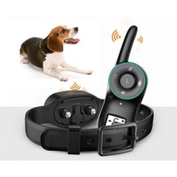 Dog Electric Collar Waterproof Dog Training Collar Rechargeable Remote Dog Bark