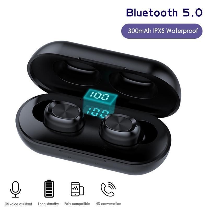 Bluetooth Headset Binaural Digital Display Stereo Bluetooth Headset
