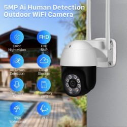 New Product 2 Inch Surveillance Camera Wireless Wifi Home Outdoor Monitor