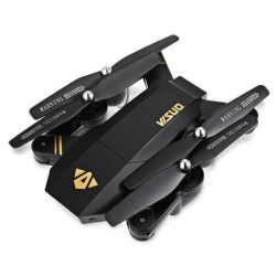 Folding fixed-height aerial drone