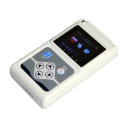 ECG Holter 12 Channel 12 Lead EKG System 24 Hours Multi Language Monitoring PC