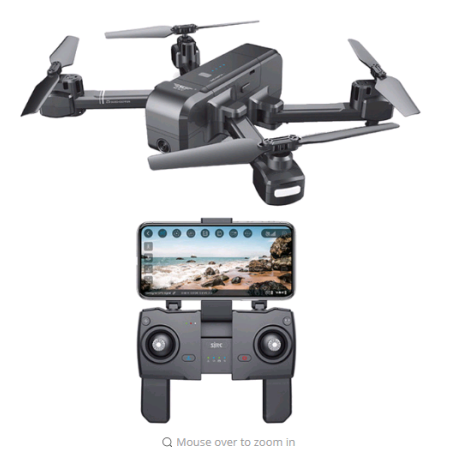 SkyNavigator Pro HD Drone with GPS-Assisted Flight and Follow Mode Foldable 5G Wifi FPV Quadcopter