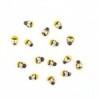 Yellow Bee Micro Landscape Decoration Magnetic Fridge Magnet – 100 pcs