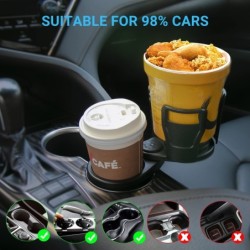 Car Drinking Bottle Holder 360 Degrees Rotatable Water Cup Holder Sunglasses
