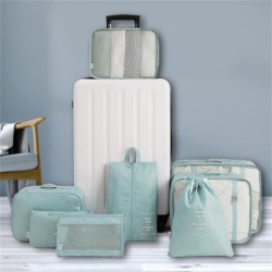 8-piece Set Luggage Divider Bag Travel Storage Clothes Underwear Shoes Organizer