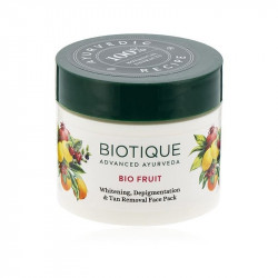 Biotique bio fruit whitening & depigmentation face pack