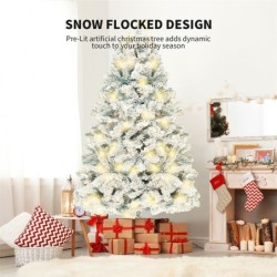 Christmas Tree PVC Artificial Snow Christmas Tree Mall Window Decoration Tree –SONG180CM