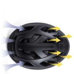 Bicycle Helmet LED Light Rechargeable Intergrally-molded Cycling Helmet Mountain