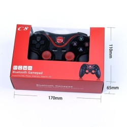 Compatible with Apple,C8 Bluetooth wireless game iOS/ Android /PC/ TV /PS3