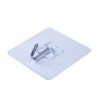 Frosted Hook Transparent Sticky Stainless Steel