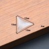 Furniture Hardware Accessories Cbinet Drawer Transparent Triangle Dustproof Corn