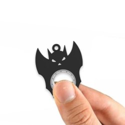 Halloween Creative Fidget Spinner Toy Bat Demon Ghost Keychain Hand Spinner Anti