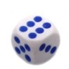 Red and blue dot ordinary dice