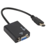 HDMI to VGA High Definition Conversion Adapter Bump VGA Band Audio Display