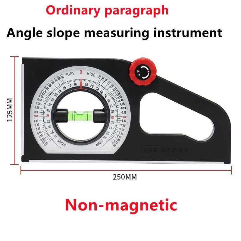 Slope Ruler Magnetic Multi-function Level Measuring Instrument High Precision