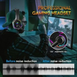 Gaming 3D Sound Effect GAMINGHEADSET Noise Canceling Headphones