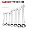 Ratchet wrench automatic combination wrench with mechanical hand quick wrench