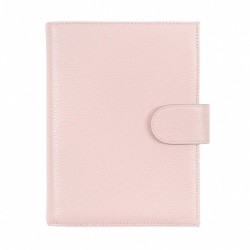 Leather Notebook Lychee Pattern Head Layer Cowhide A6 Loose-Leaf Diary